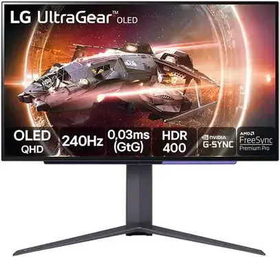 Monitor LG UltraGear OLED 27GS95QE-B